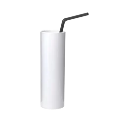 Paille FLEX PP noir 23cm ø 6mm - Certifiée alimentaire et réutilisable (Lot de 250)