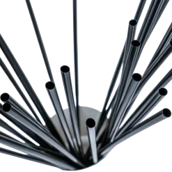 Paille Géante XXL en PP noir recyclable 40cm ø 8mm – Certifiée alimentaire et réutilisable (Lot de 100)