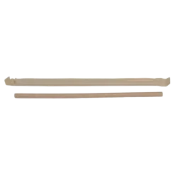 Paille papier kraft emballage individuel - 20cm /ø6mm - x100