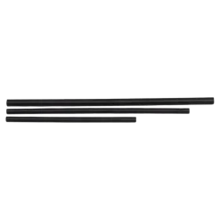 Paille papier noire emballage individuel 14cm /ø8mm x100