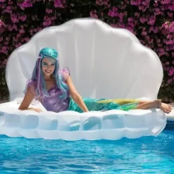 Perruque de Princesse des Mers avec Perles
