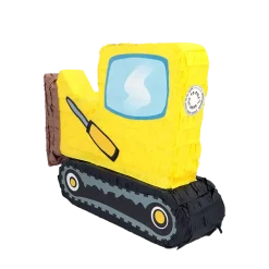 Piñata Bulldozer jaune- À frapper - 45 cm