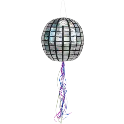 Piñata à Tirer Boule Disco – Piñata Anniversaire Disco Ø 30 cm