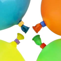 Pince en Couleur pour Fermeture de Ballon - Lot de 50
