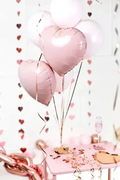 Poids pour Ballons Cœurs Rose Gold 137 g – Accessoire Décoration Ballons
