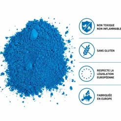 Poudre Holi BLEUE - Sachet 75 grammes