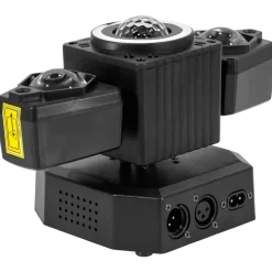Projecteur multifonction 50 W – UFO Wing BoomTone DJ – LED + LASER + stroboscope + faisceaux, pilotable en DMX