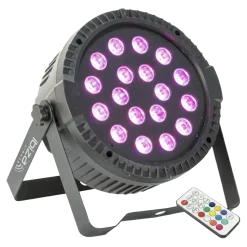 Projecteur PAR LED Extra plat 18x1W RGB