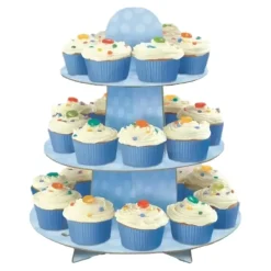 Présentoir à Petits Gâteaux - Bleu