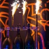 Présentoir Show Ligne 5 Bouteilles VIP | By Sparklers®