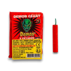 Pétard DÉMON® GÉANT (paquet de 8)