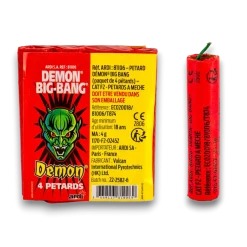Pétards DÉMON® BIG-BANG® (paquet de 4)