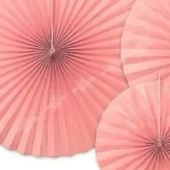 Rosaces décoratives couleur rose pâle (3 pièces)