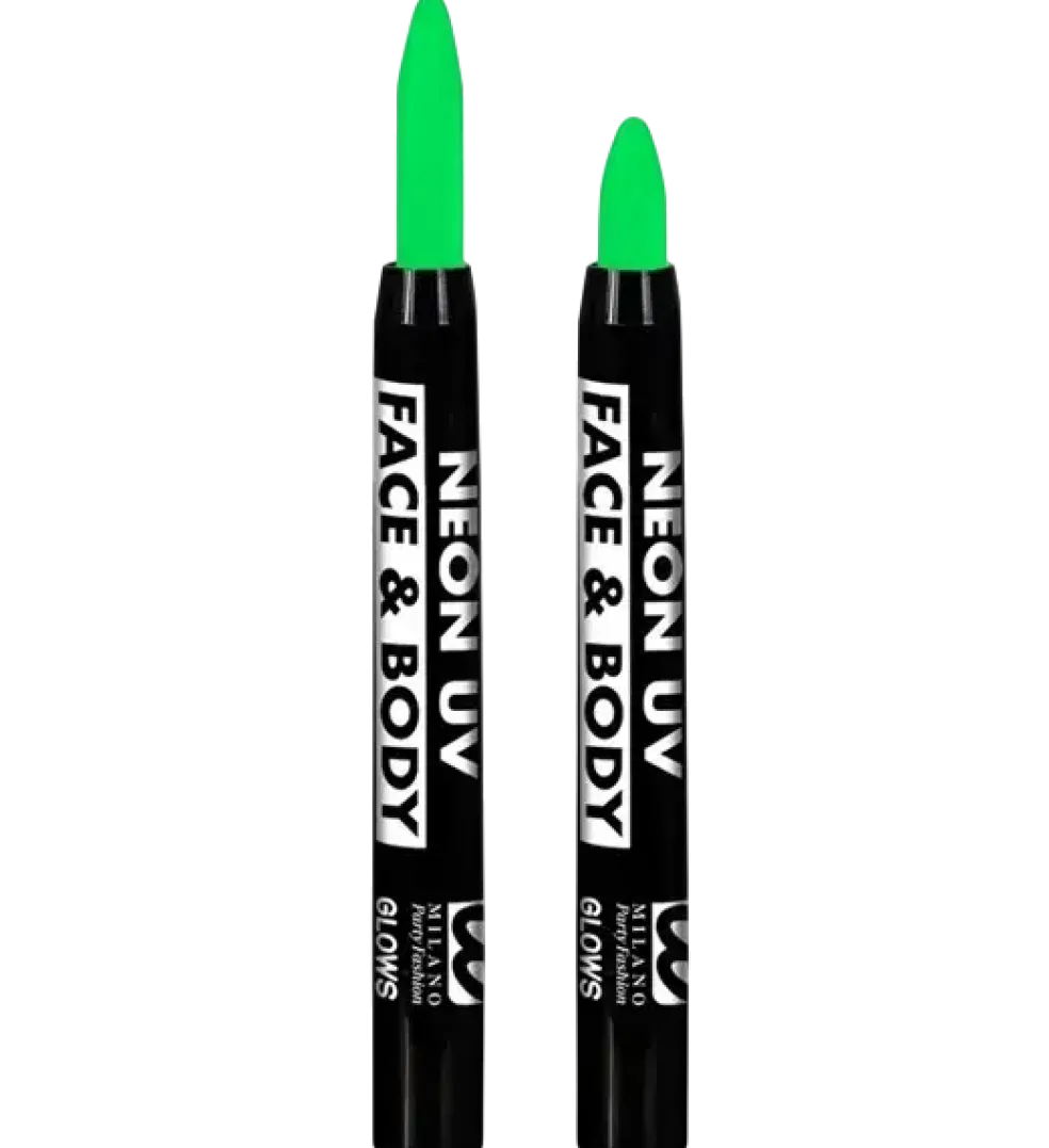 Rouge à Lèvres Fluorescent UV Vert – Maquillage Halloween Carnaval – 6 ml