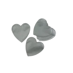 Sac de confettis Métalliques Coeurs 100% Biodégradable 1KG - Argent