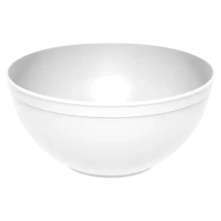 Saladier / Bol incassable PP minéral Blanc ø 20cm