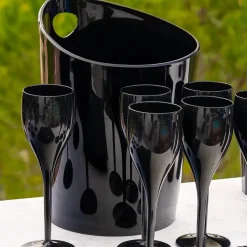 SEAU À CHAMPAGNE NOIR - 26cm
