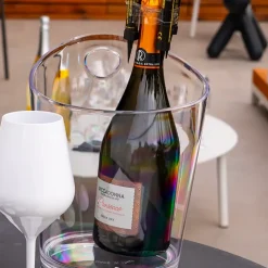 SEAU À CHAMPAGNE TRANSPARENT - 26cm