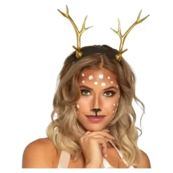 Serre-tête Cornes de Cerf Doré