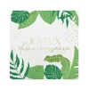 Serviettes Anniversaire Tropical (lot de 10)