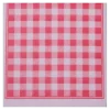 Serviette Sun Ouate 2 plis (38x38cm) Vichy Rouge (Lot de 40)