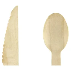 Set de couvert en bois (18pcs)