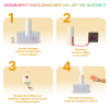 Starter pack 2 stations + 2 jets de scène 2 mètres 25/30 sec