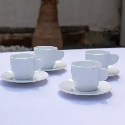Tasse à Café Blanche 8cl - Lot de 6