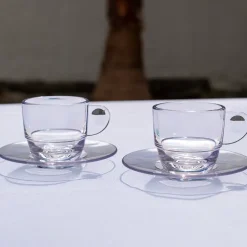 Tasse à Café Transparente 8cl - Lot de 6