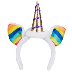 Tiare Licorne Arc-en-ciel – Serre-tête Déguisement Enfant et Adulte