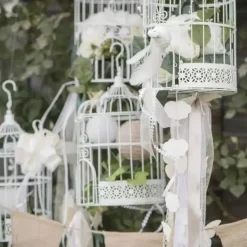 Tirelire Cage Blanche