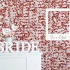 Toile de fond en feuille Rose Gold 100x210cm