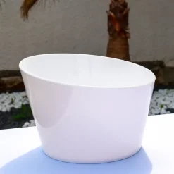 Vasque à champagne blanche Acrylic (grand modèle)