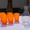 Verre à cocktail orange 35cl (Lot de 20)