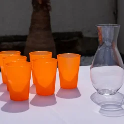 Verre à cocktail orange 35cl (Lot de 20)