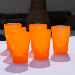 Verre à cocktail orange 35cl (Lot de 20)