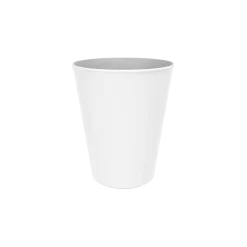 Verre Conique en PP - Blanc - 33cl