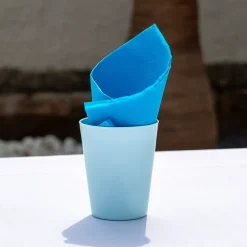 Verre Conique en PP - Bleu Pastel - 33cl