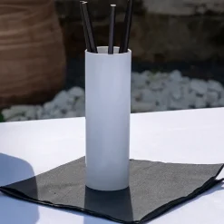 Verre tube incassable Blanc 22cl
