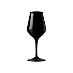 Verre à vin "Athena" noir incassable en Tritan - 47 cl