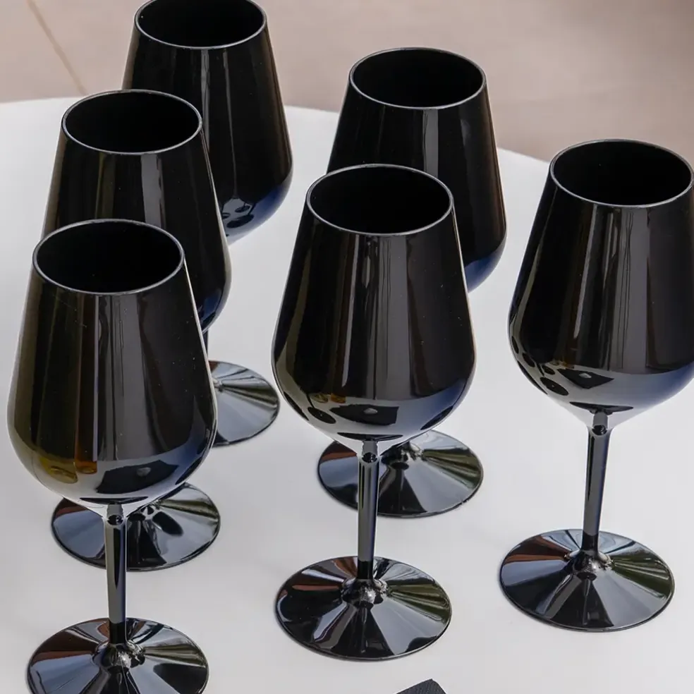 Verre à vin WINE COCKTAIL noir 47cl (Tritan)