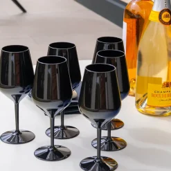 Verre à vin WINE COCKTAIL noir 47cl (Tritan)