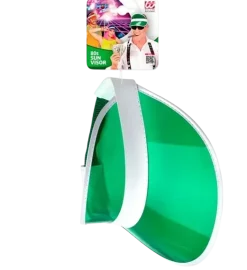 Visière Verte Années 80 – Accessoire Fluo pour Soirée Disco & Déguisement